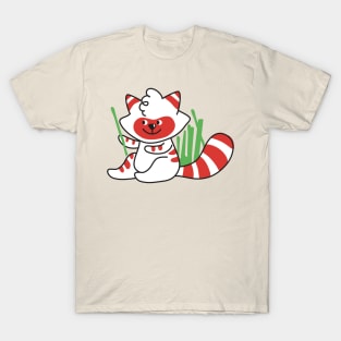 Panda sitting in the Bamboo T-Shirt